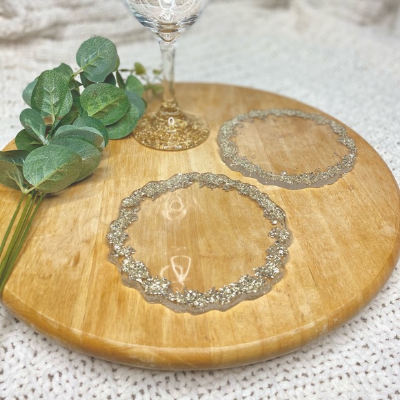 Homemade Fate Other - Rhinestone Coasters / Geode Coasters